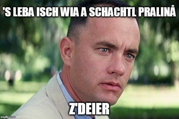 Picdump 158 – in dubio pro Memes\nÅ schwäbischs Indro wär scho guåd gwese. Då mach i hoid å schwäbischs Meme.