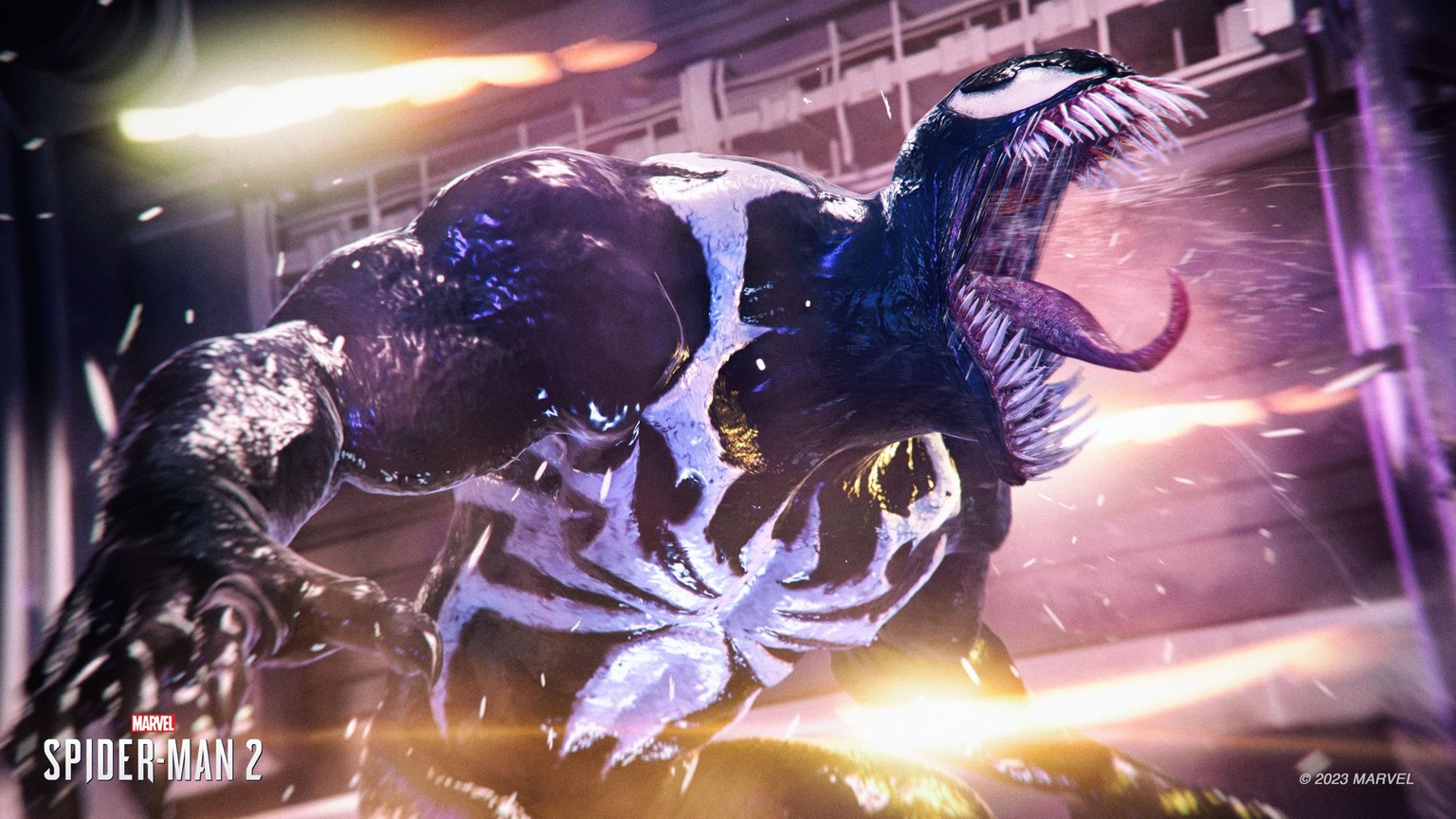 Venom ist ein äusserst aggressiver Zeitgenosse und zeigt gerne mal seine Zähne.