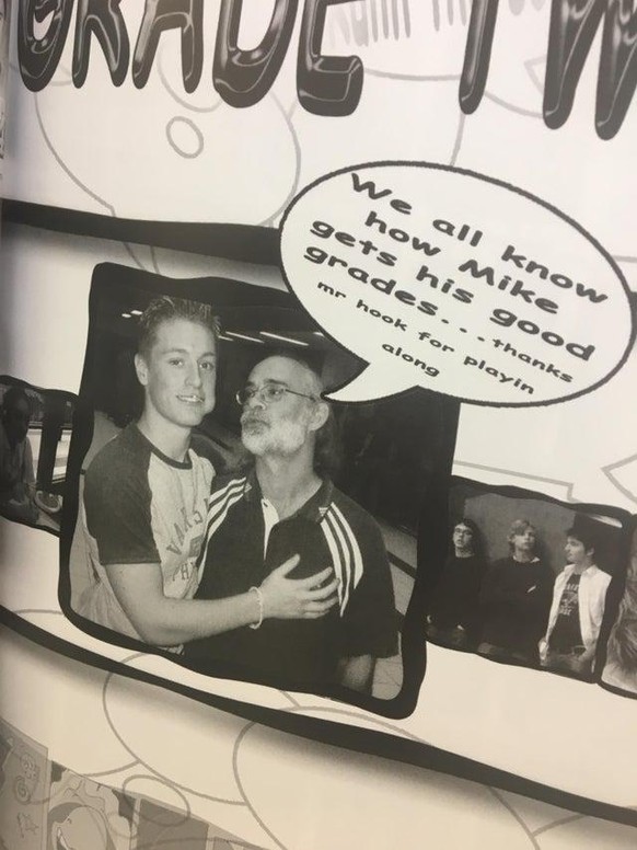 «Wir wissen alle, woher Mike seine guten Noten hat ...»