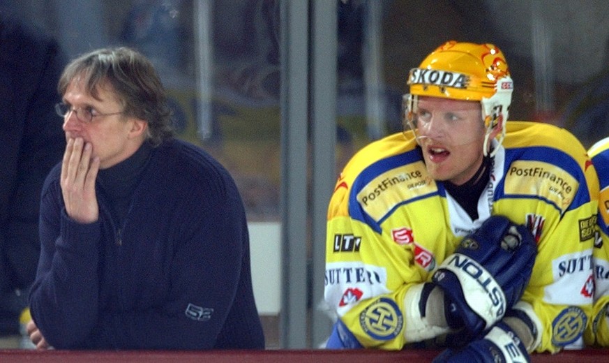 Reto von Arx nicht an der Seite von Arno Del Curto? Eigentlich ein unvorstellbares Bild im Schweizer Eishockey.