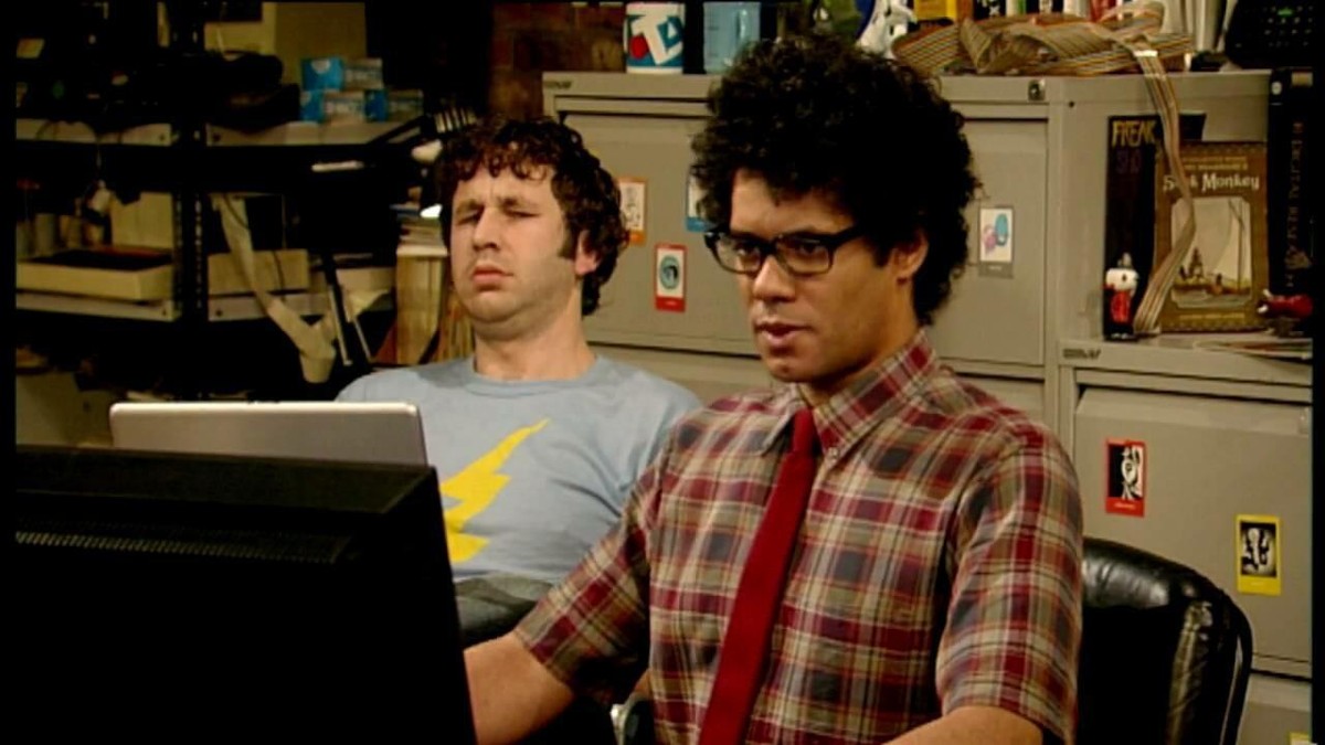 The IT Crowd mit Chris O'Dowd und Richard Ayoade