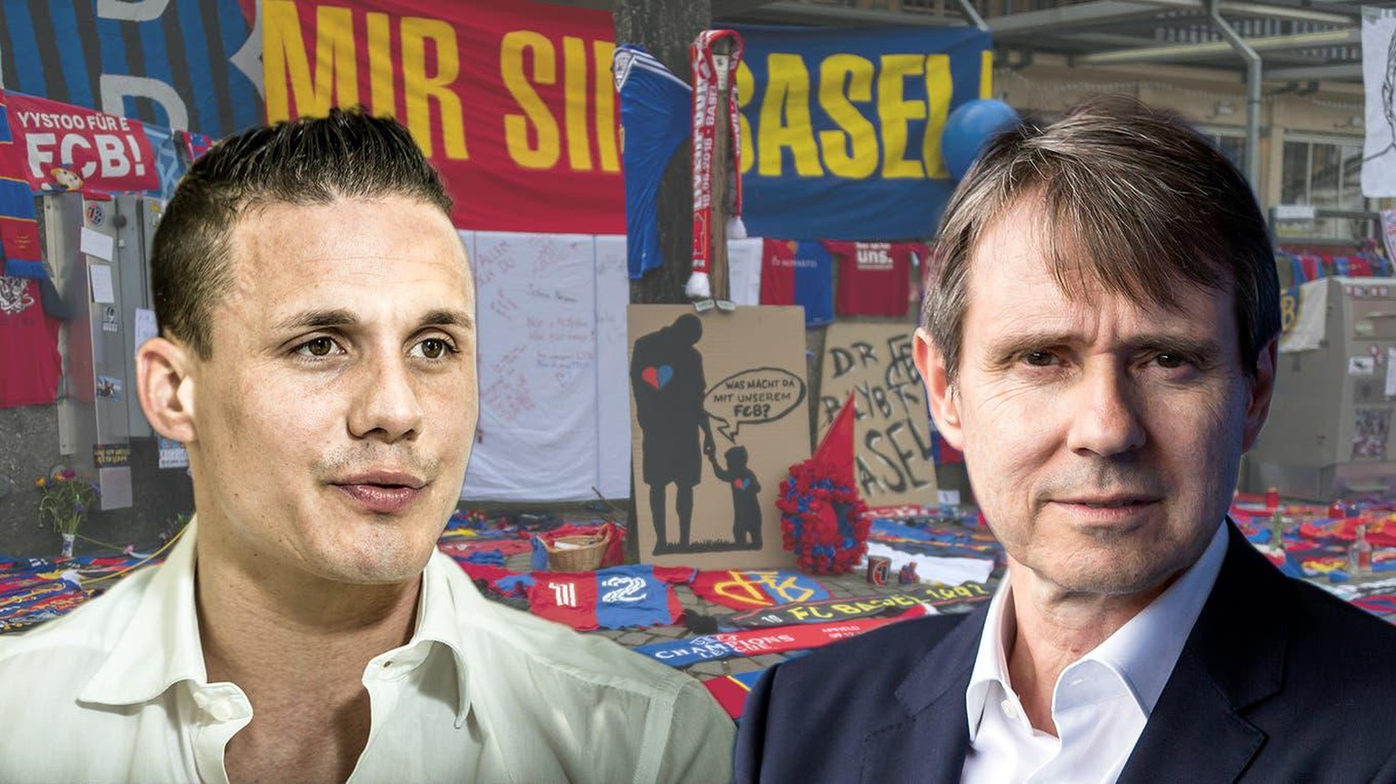 David Degen und Bernhard Burgener rangeln um die FCB-Vorherrschaft.
