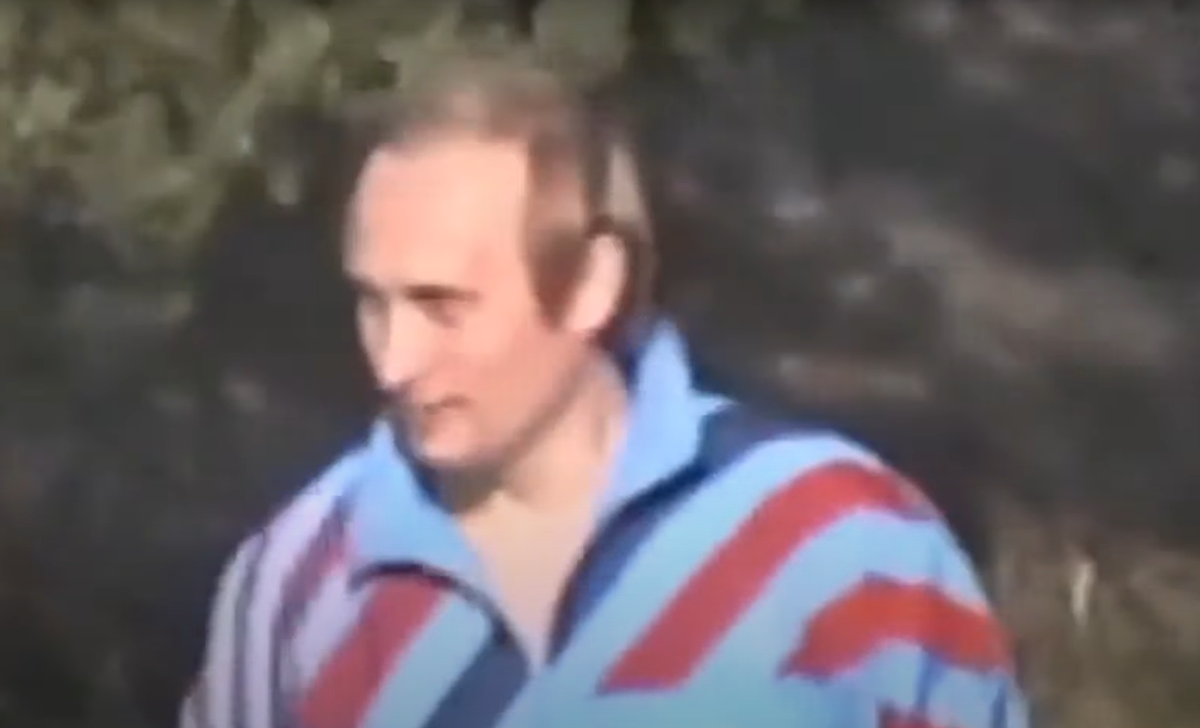 Der 40-jährige Wladimir Putin im Trainer.