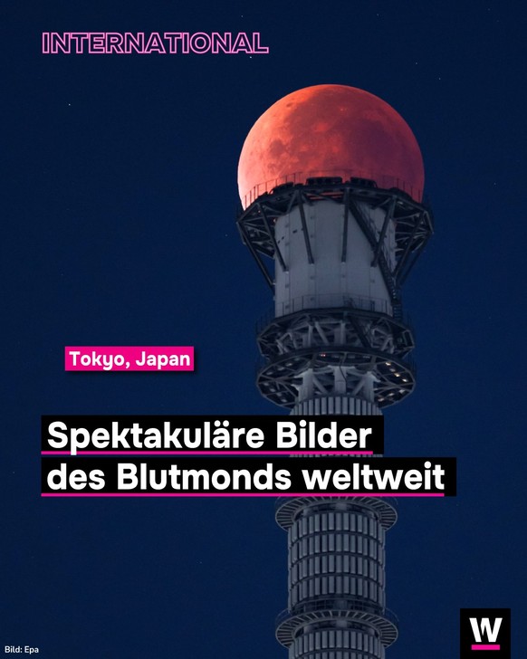 &lt;p&gt;Am Abend des 7. September erwartete uns am Himmel ein besonderes Schauspiel: Der Vollmond leuchtete blutrot.&lt;/p&gt;