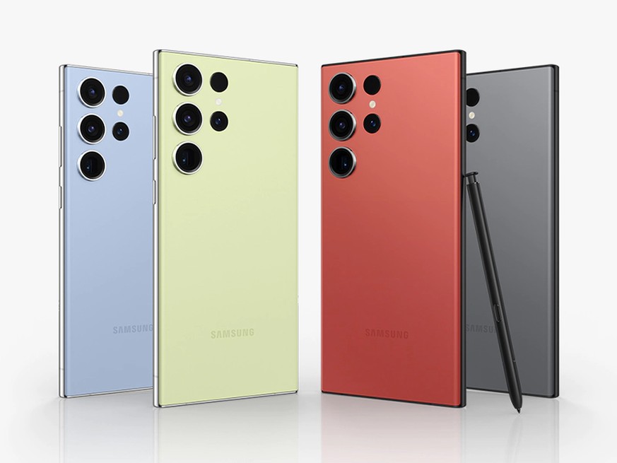 Das S23 Ultra ist direkt bei Samsung auch in diesen Farben erhältlich.