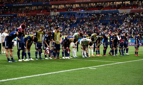 2:3 nach 2:0-Führung: Die Japaner können es nicht fassen.