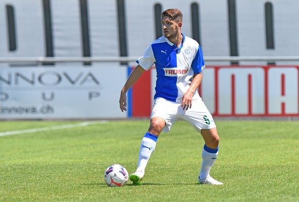 Niederhasli, 30.6.2015, Fussball Testspiel - Grasshopper Club - FC Biel, GCs Neuzugang Alban Pnishi . (Melanie Duchene/EQ Images)