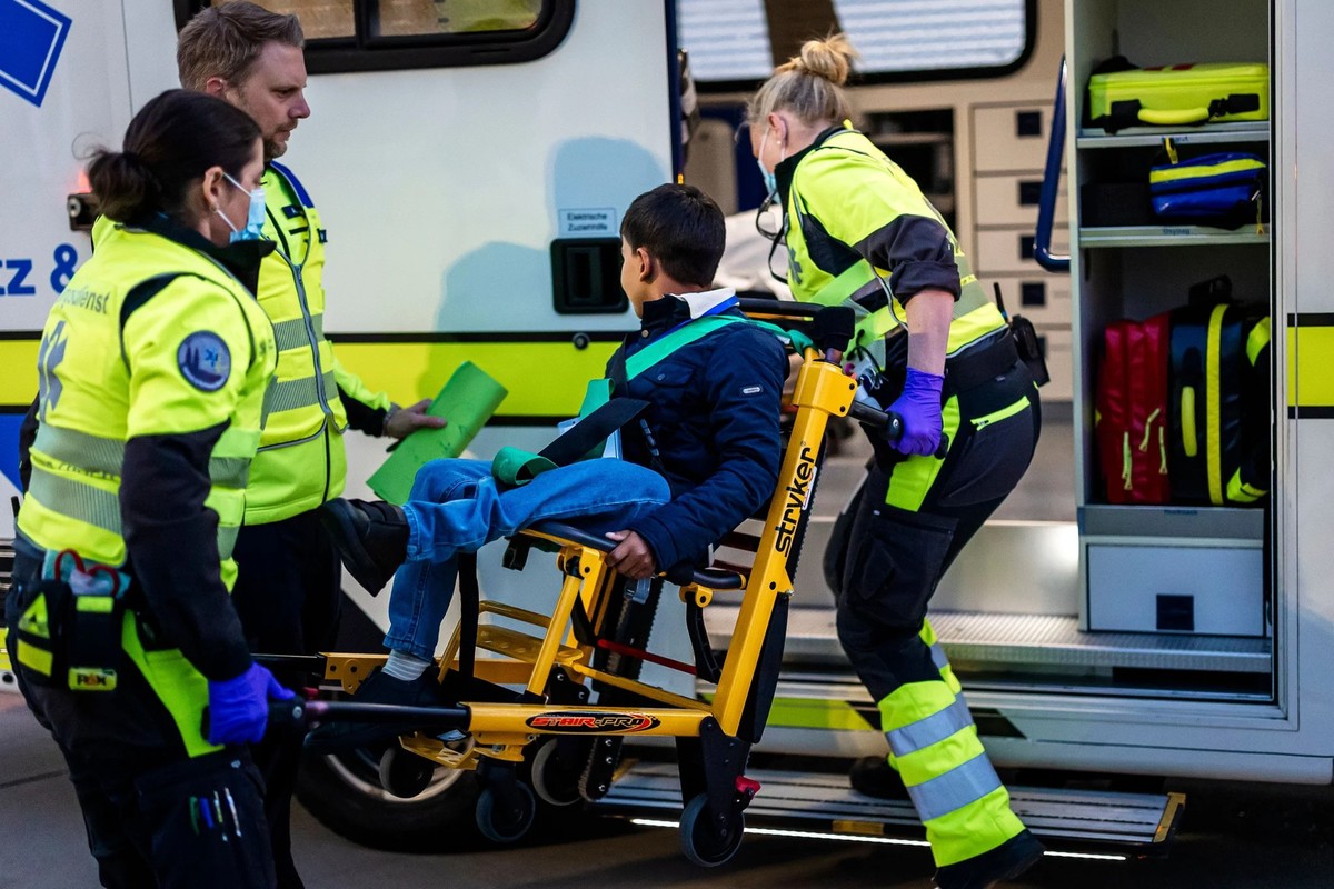 La Suisse a apporté son aide: un garçon blessé originaire de Gaza à son arrivée à Zurich.