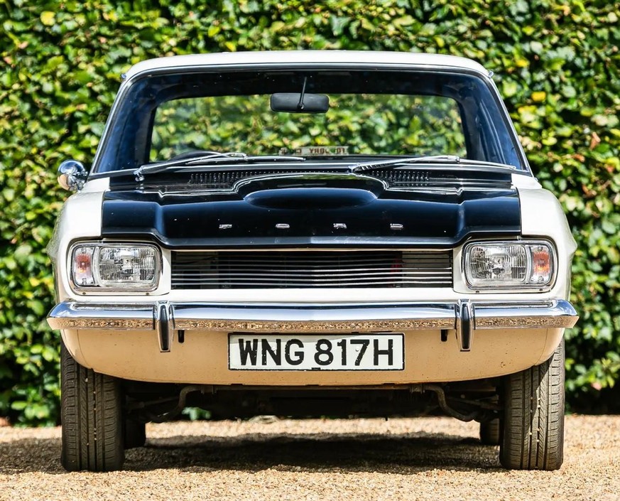Jamie Oliver&#039;s 1970 Ford Capri 3000GT – with the Essex V6.
https://www.classiccarauctions.co.uk/1970-ford-capri-3000gt-mk1-recc32267-1-stoneleigh-0924?pn=1&amp;el=6759&amp;pp=100