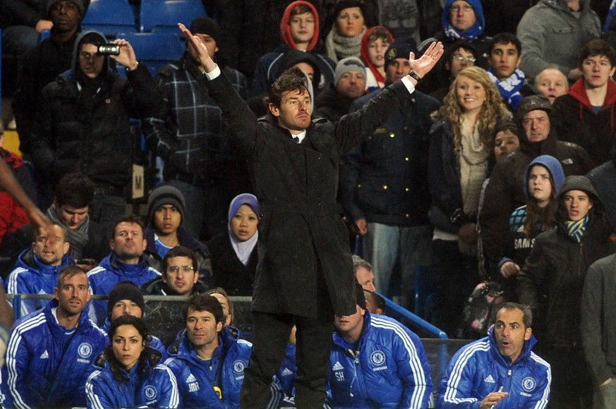 Bildnummer: 09207900 Datum: 12.12.2011 Copyright: imago/Colorsport
Football - Premier League, Chelsea FC London vs. Manchester City; Andre Villas Boas (Chelsea Manager) PUBLICATIONxNOTxINxUK; Fussbal ...