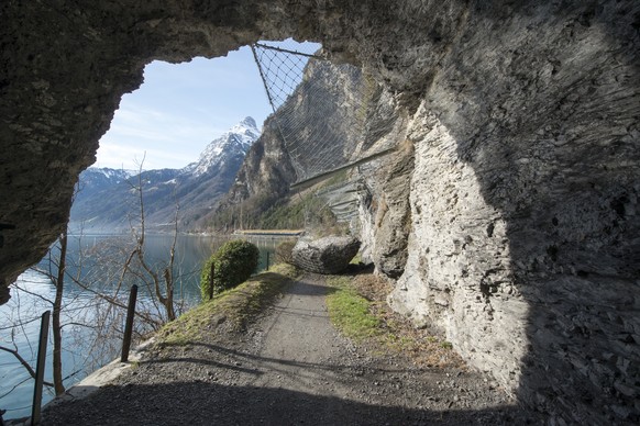 Der Wanderweg ist komplett versperrt.&nbsp;