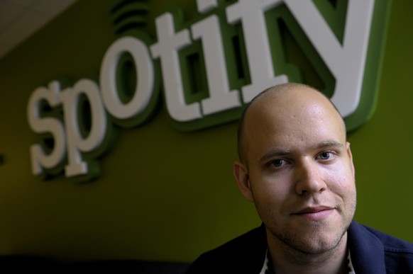FILE - In this June 18, 2009, file photo Spotify founder and CEO Daniel Ek is seen in Stockholm, Sweden. Spotify&#039;s Swedish CEO has voiced disappointment that Taylor Swift pulled her music off the ...