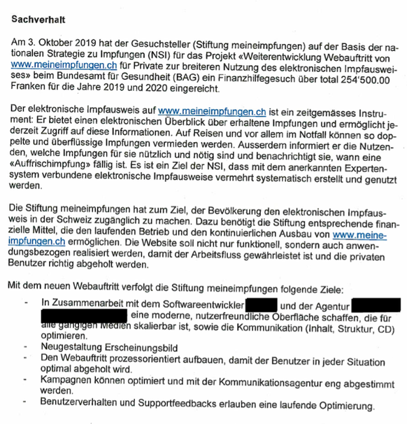 In der Verfügung aus dem Jahr 2019 wurde eine Viertelmillion Franken für Modernisierung und PR gesprochen.