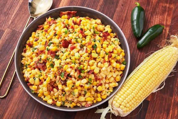 Bacon Jalapeño Corn Salad salat kochen essen food 
https://www.youtube.com/watch?v=YJNagwg9qUg