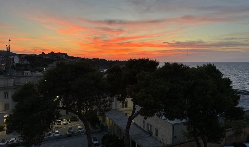 Die Aussicht von unserem Balkon.