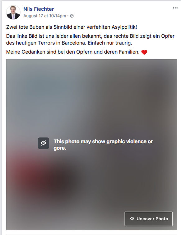 Link zum Post von Nils Fiechter.