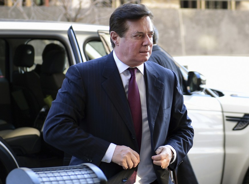 FILE - In this Dec. 11, 2017, file photo, former Trump campaign chairman Paul Manafort arrives at federal court in Washington. Prosecutors in New York City are building a potential criminal case again ...