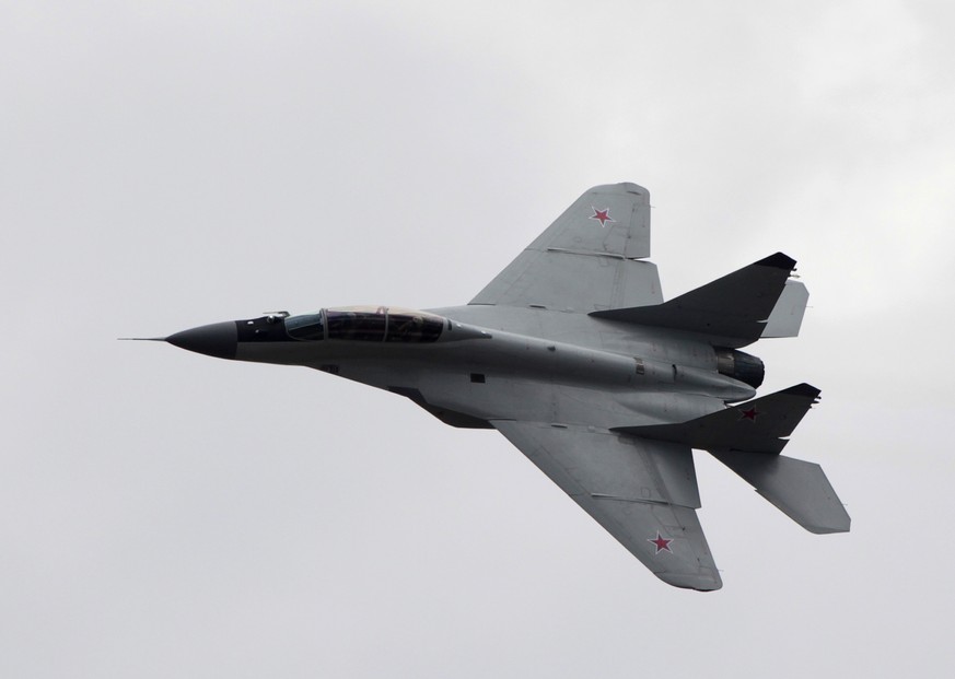 Eine russische Mig-29: Auch die Ukraine hat solche Jets im Waffenarsenal.