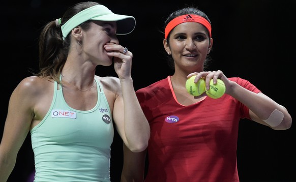 Martina Hingis und Sania Mirza hatten jederzeit alles im Griff.