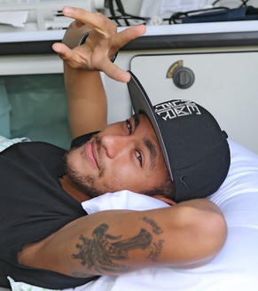 Glück im Unglück bei Neymar.