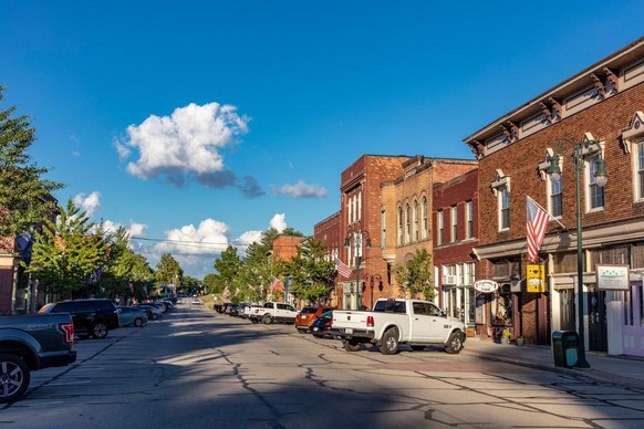 In Grand Rapids, Ohio ist er angekommen.