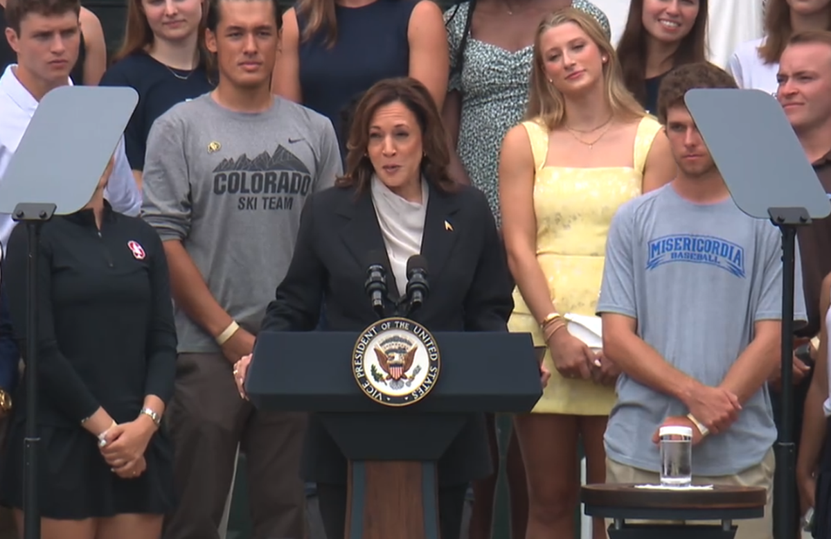 Kamala Harris, ce lundi à la Maison-Blanche.