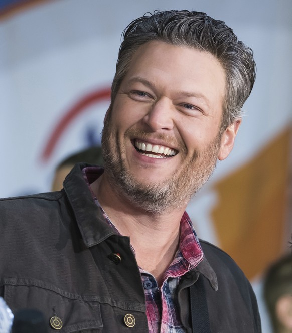 FILE - In this Oct. 31, 2017 file photo, Blake Shelton appears on NBC&#039;s &quot;Today&quot; show Halloween special in New York. Shelton was named as People magazine&#039;s 2017 &quot;Sexiest Man Al ...