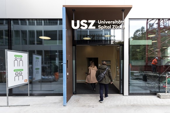 Das ambulante Gesundheitszentrum des USZ im Circle am Flughafen Zuerich am Freitag, 2. Oktober 2020, in Zuerich. Am 5. Oktober 2020 nimmt das Universitaetsspital Zuerich (USZ) sein neues ambulantes Ge ...