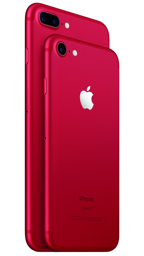 iPhone 7 und iPhone 7 Plus in Rot, Special Edition