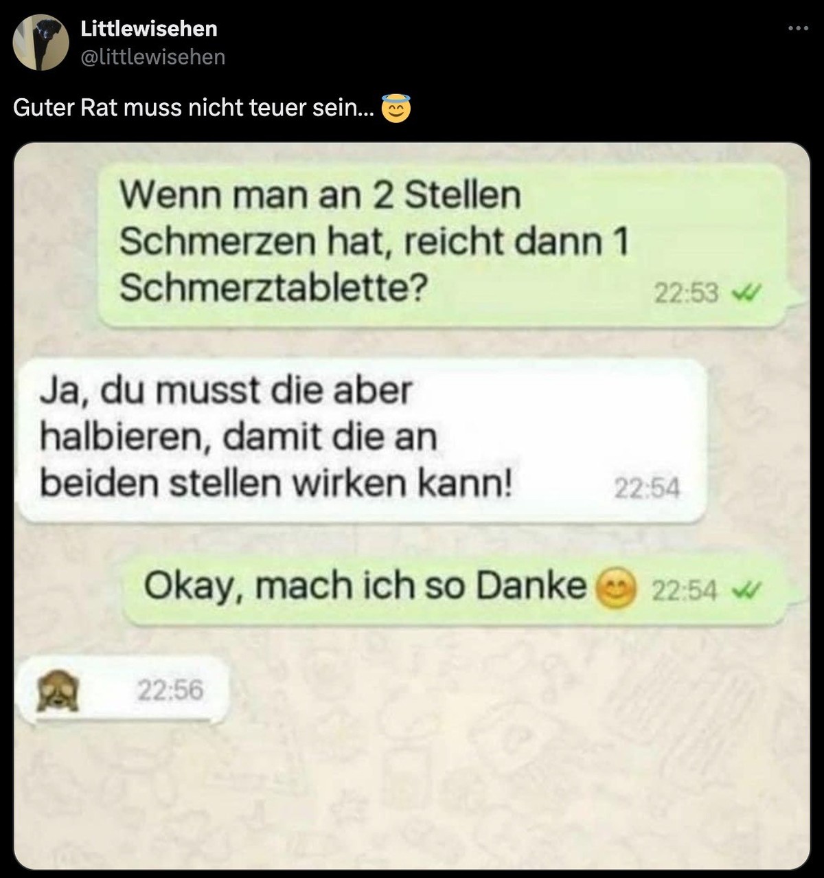 Tweet von Littlewisehen
