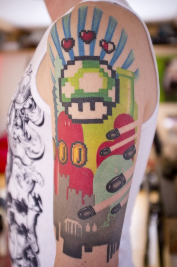 Ich würde ja mal bei Nintendo anfragen, ob sie das nächste Tattoo sponsern möchten.&nbsp;