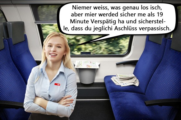 Zeitungen liegen auf Sitzbaenken in einem S-Bahn Abteil. (KEYSTONE/EQ IMAGES/Moritz Hager)