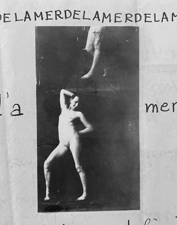 So präsentierte sich die Dada-Baronesse in ihren Briefen.