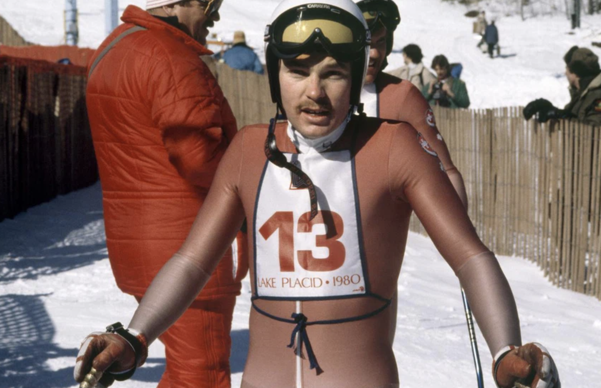 Toni Bürgler aux Jeux de Lake Placid en 1980.