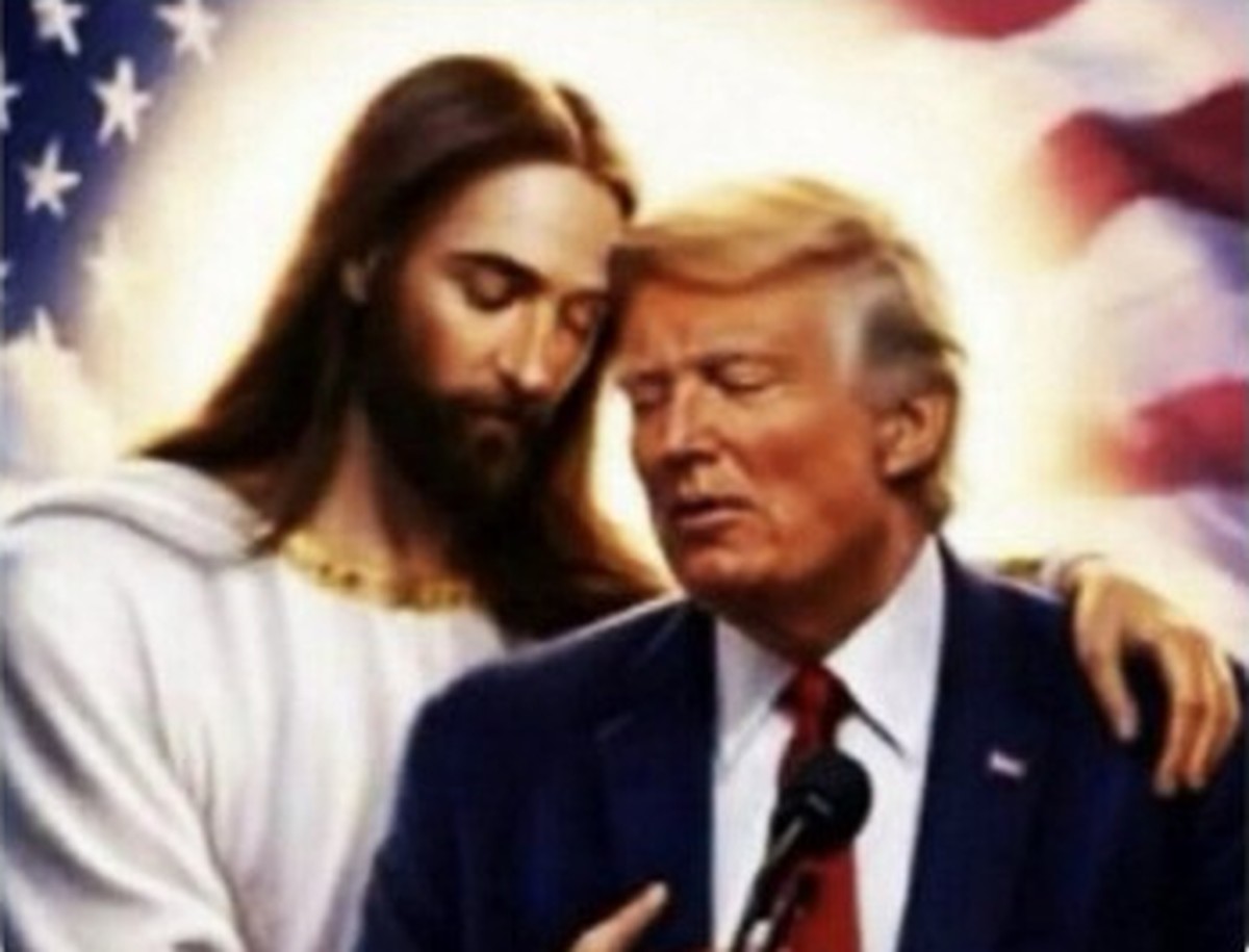 «Die wahnsinnige, radikale Linke dürfte das nicht mögen, aber ich finde das recht nett», schrieb der US-Präsident und postete dieses Bild.