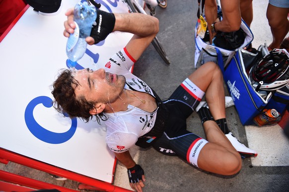 23.08.2015; Caminito del Reya; Radsport - Vuelta 2015 - 2. Etappe - Alhaurin de la Torre - Caminito del Rey; 
Fabian Cancellara (SUI) (Tim De Waele/freshfocus)