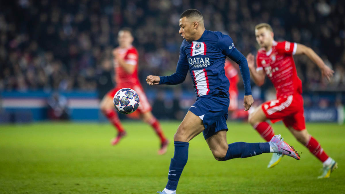 Kylian Mbappé PSG Bayern Paris Champions League