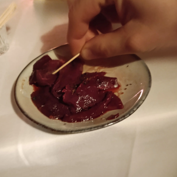 Hirschherz von Max Stiegl perfekt zuebreitet.