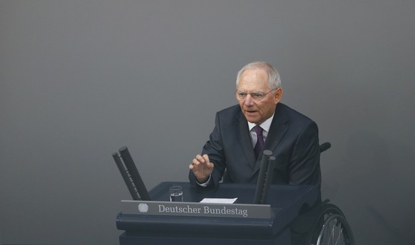 Der deutsche Finanzminister Wolfgang Schäuble.