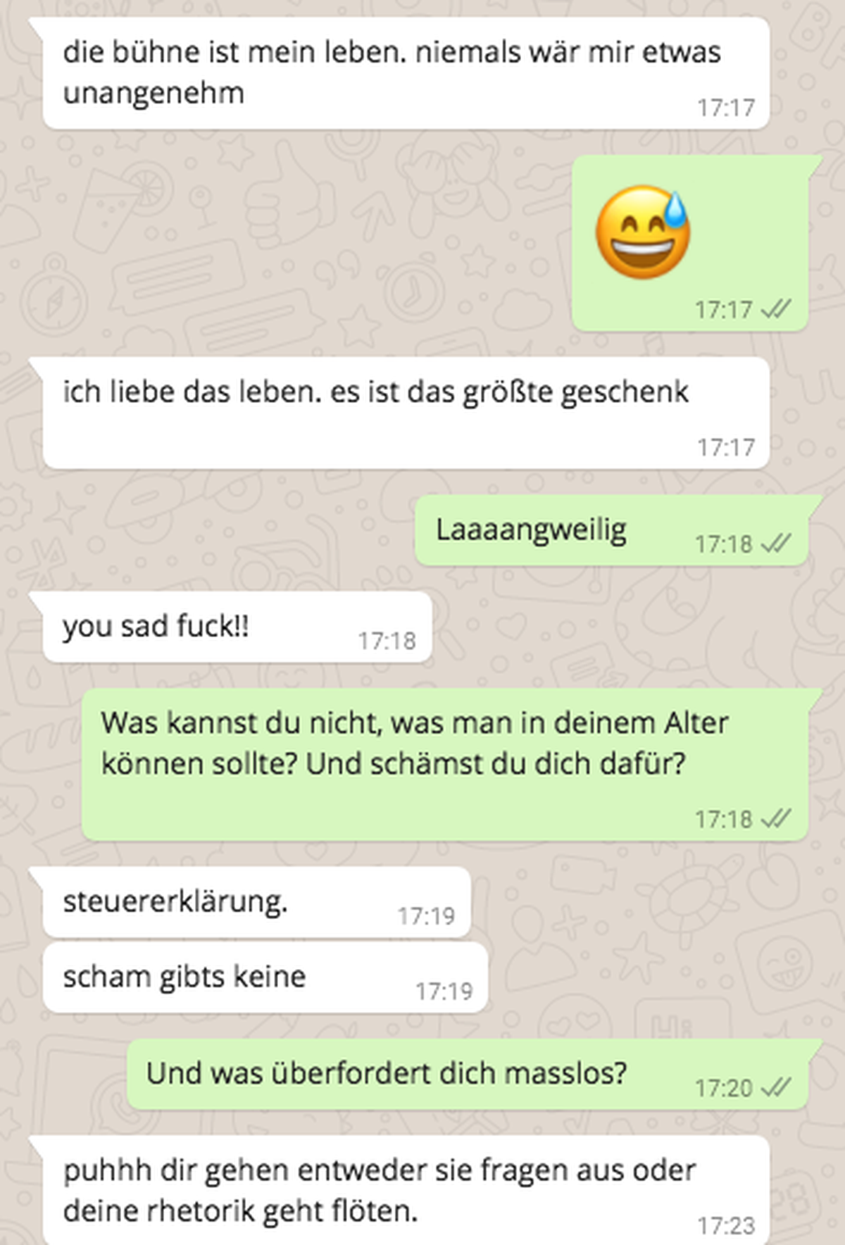 wanda hutinterview schmal interview whatsapp