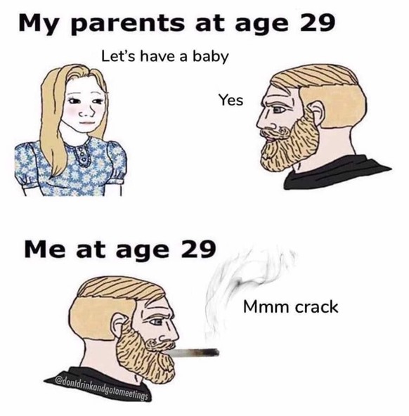 My parents vs me meme