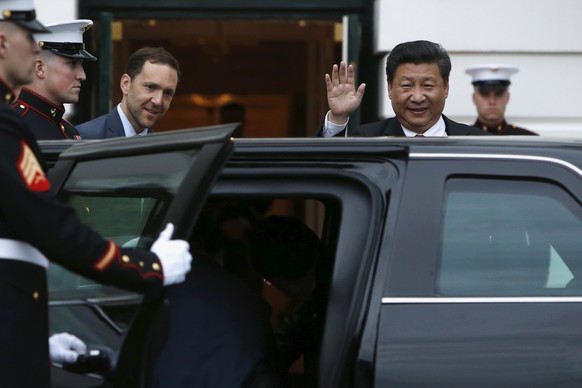 Wird von seinem Besucher auf Menschenrechte angesprochen: Chinas Premier Xi Jinping.