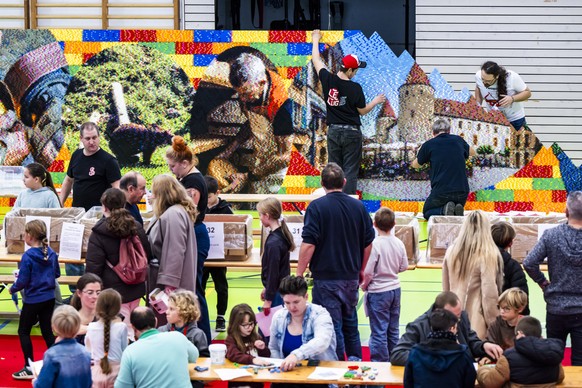 &lt;p&gt;Die Waadtländer Stadt Yverdon-les-Bains hat am Sonntag den Rekord für das grösste Lego-Wandgemälde der Welt geknackt.&lt;/p&gt;