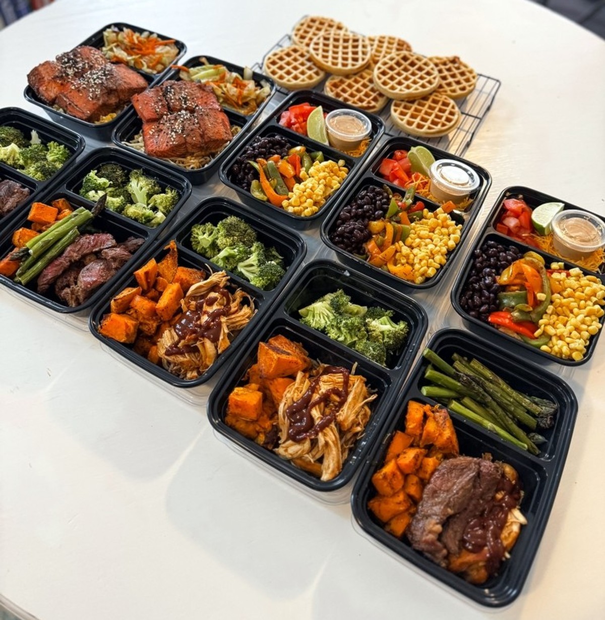 Meal prep week essen food kochen vorbereiten portionieren