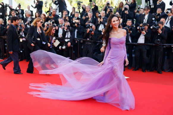 Jury Member Demi Moore poses for photographers upon arrival at the premiere of the film 'A Woman's Life' at the 79th international film festival, Cannes, southern France, Wednesday, May ...