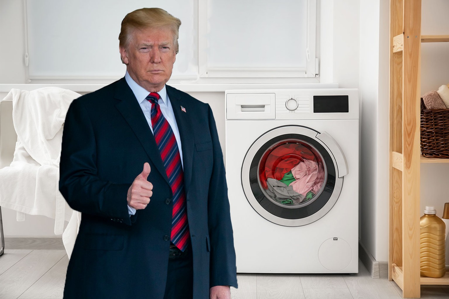 Trump Waschmaschine