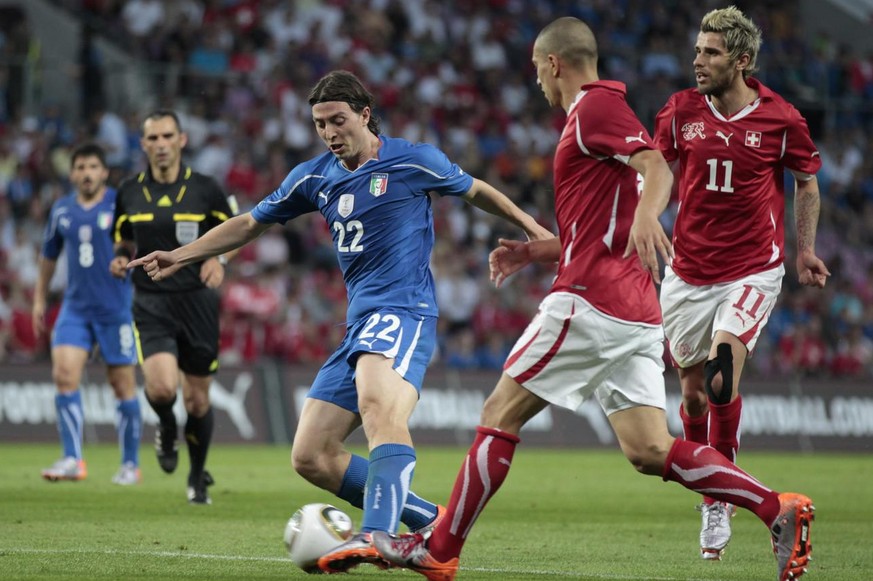 Das letzte Spiel zwischen Italien und der Schweiz fand im Juni 2010 statt.
