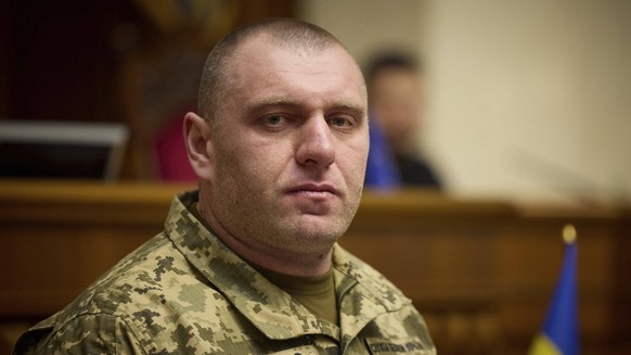 SBU-Chef Wassyl Maljuk.

February 7, 2023, Kyiv, Ukraine: Ukrainian Head of the Security Services Vasyl Malyuk listens during a plenary session of the Verkhovna Rada Parliament, February 7, 2023 in Ky ...
