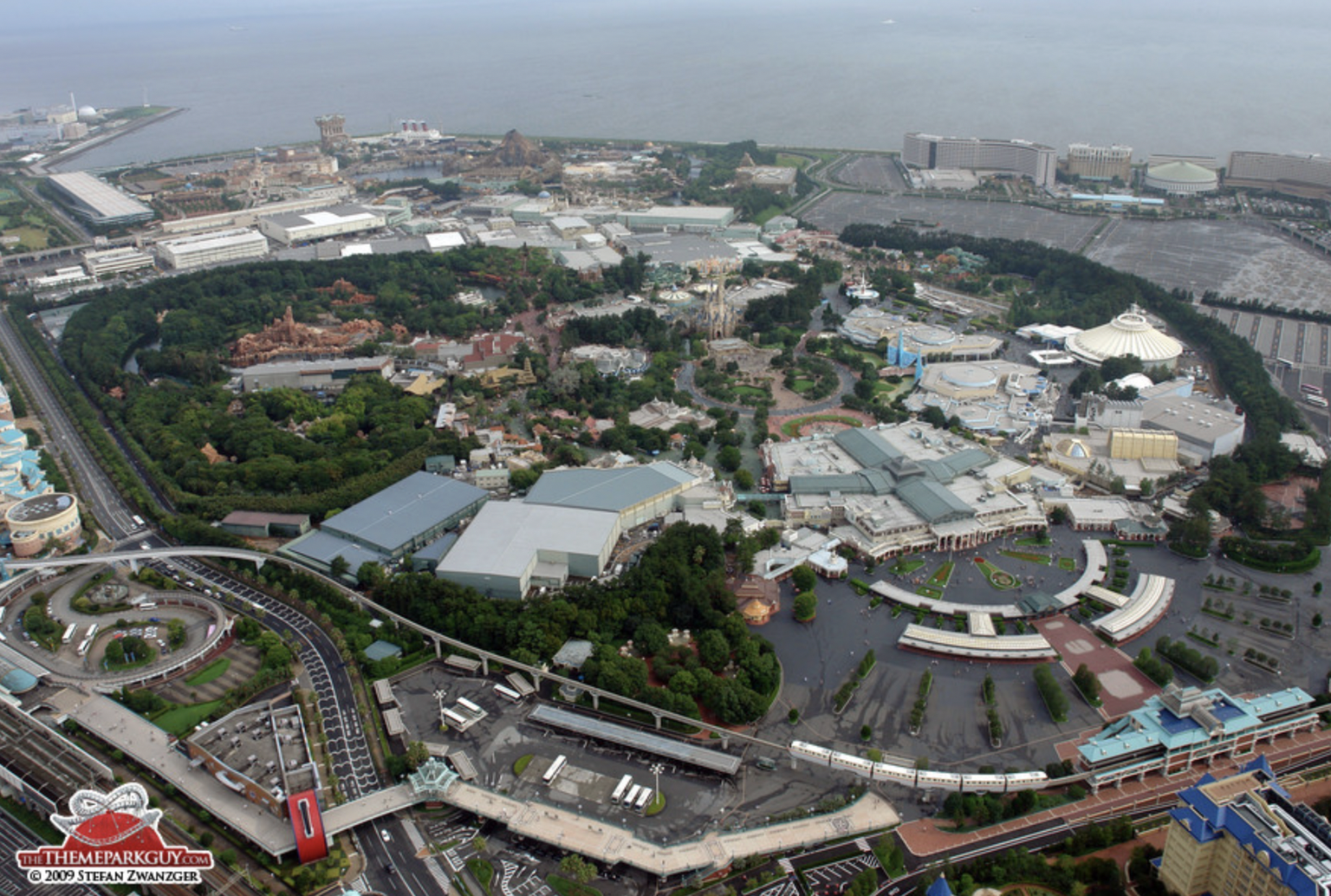 Das Gelände wird grösser als das 46 Hektar grosse Tokyo Disneyland.