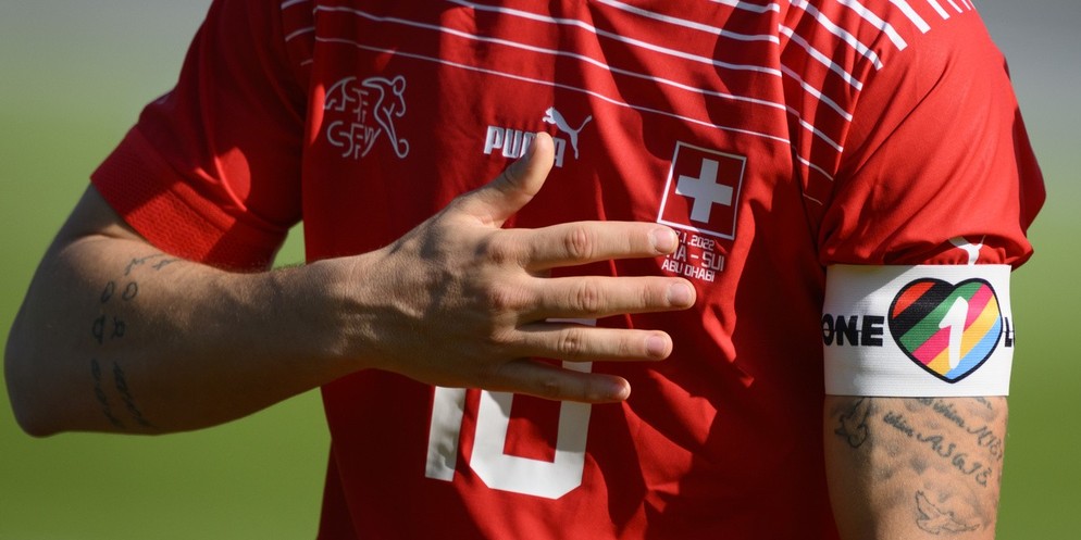 Die «One Love»-Binde ist an der WM in Katar nicht gestattet.